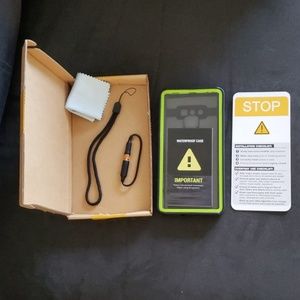 Samsung Note 9 waterproof case (green/black)